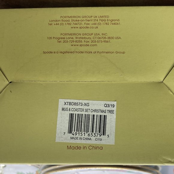 Spode Christmas Mug and Coaster Set - Picture 10 of 11